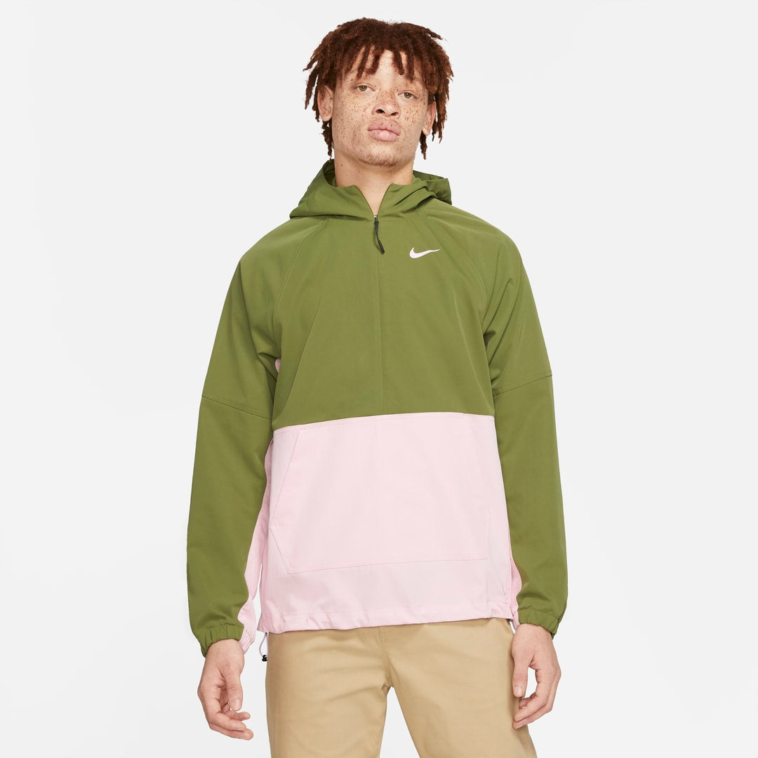 NIKE Repel Men's Golf Anorak jacket Asparagus,pink
