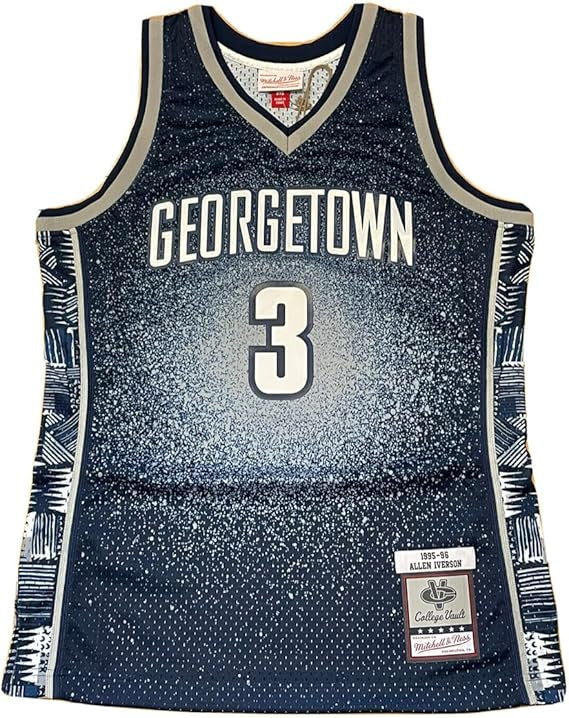 Allen Iverson Georgetown 95’ Mitchell And Ness NCAA Jersey