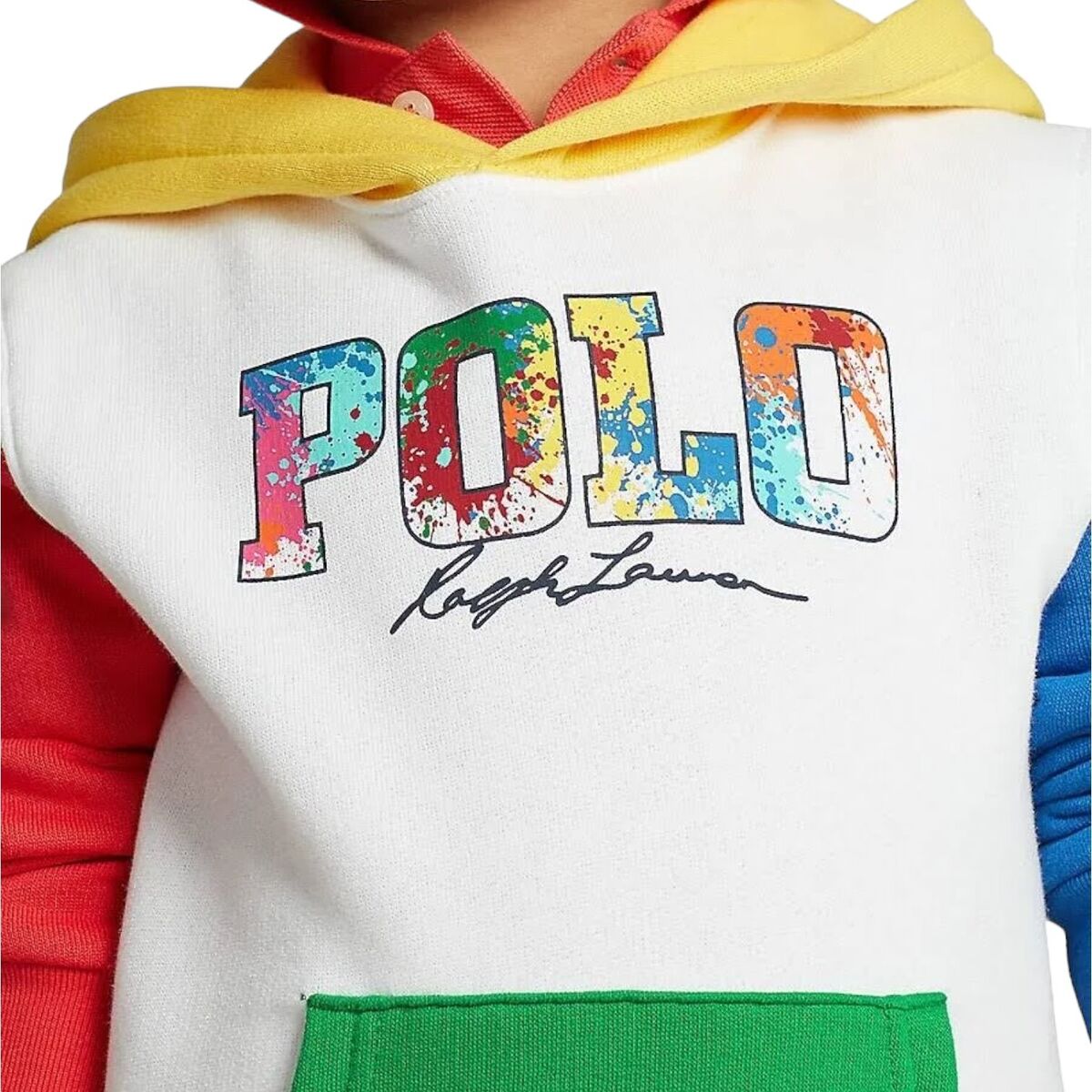 Polo Ralph Lauren Color Blocked Logo Hoodie kids