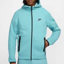 Nike Tech Hoodie Turquoise