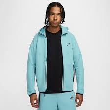 Nike Tech Hoodie Turquoise