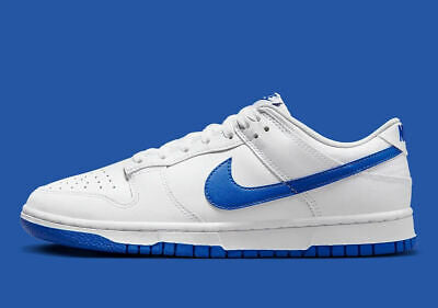 Dunk Low White Hyper Royal