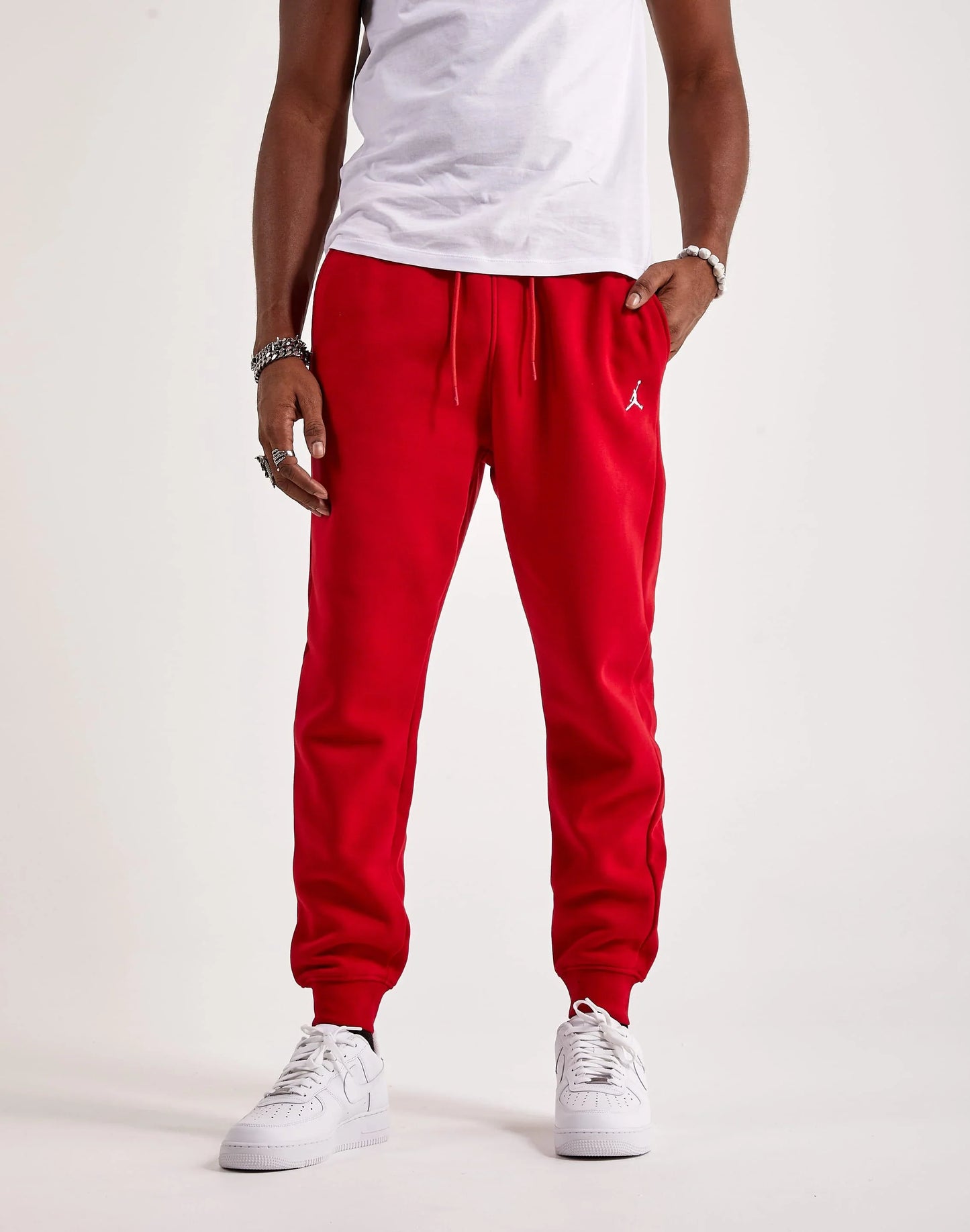 Jordan jumpman joggers red