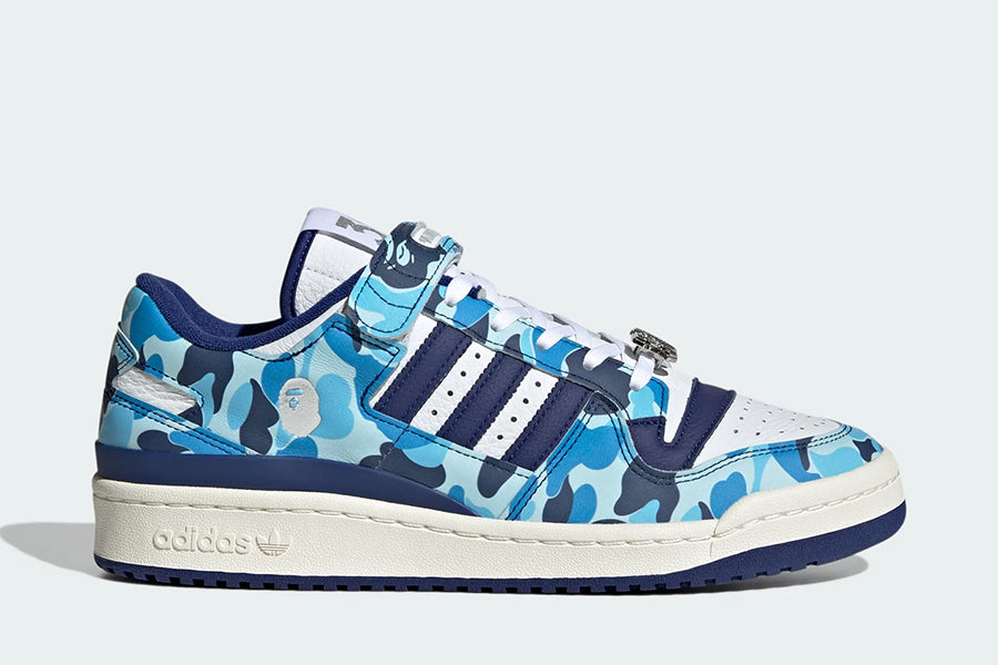 BAPE adidas Forum 84 Low 30th Anniversary Blue Camo