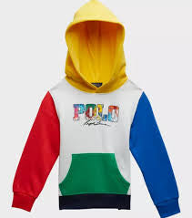 Polo Ralph Lauren Color Blocked Logo Hoodie kids