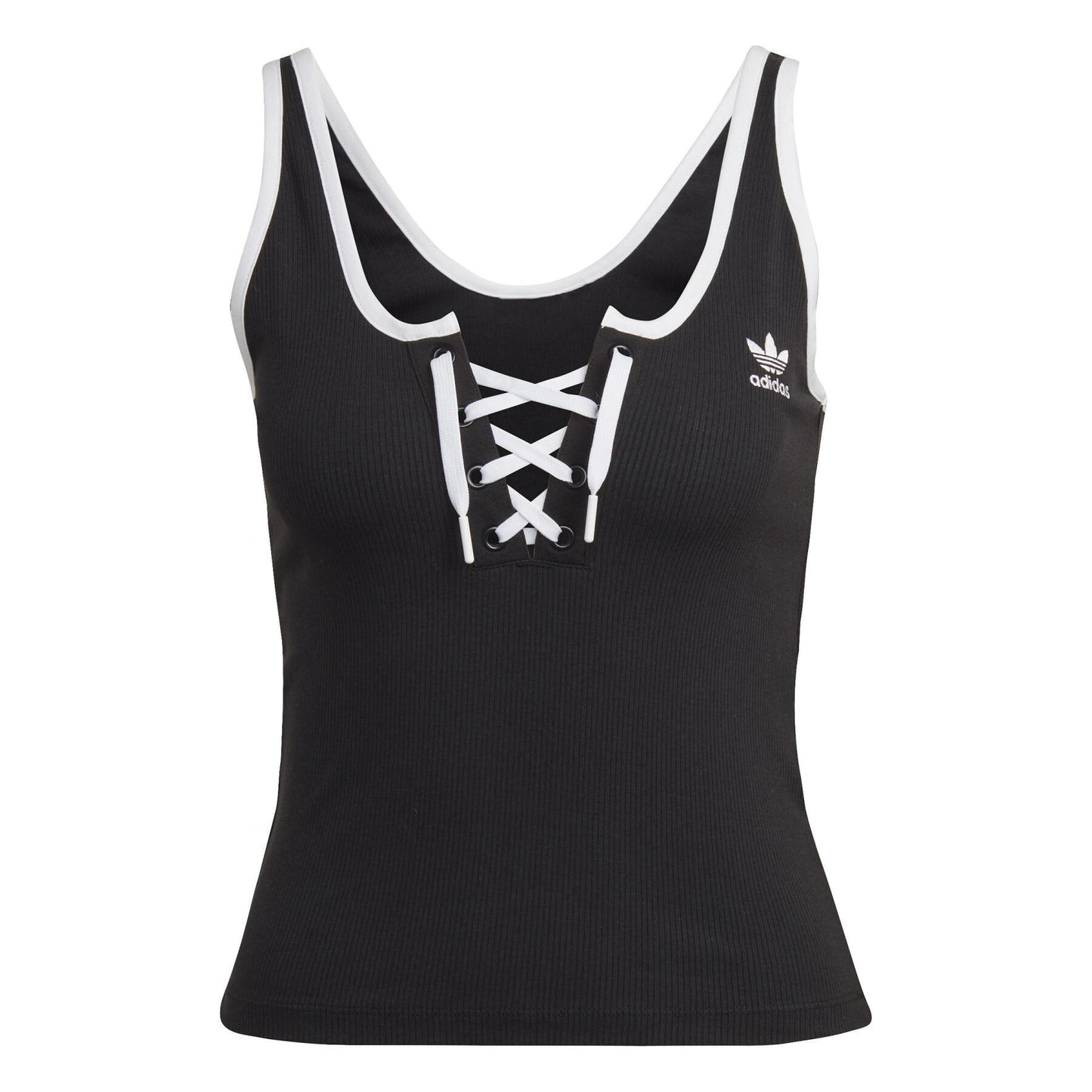 Adidas Women's lace-up tank top