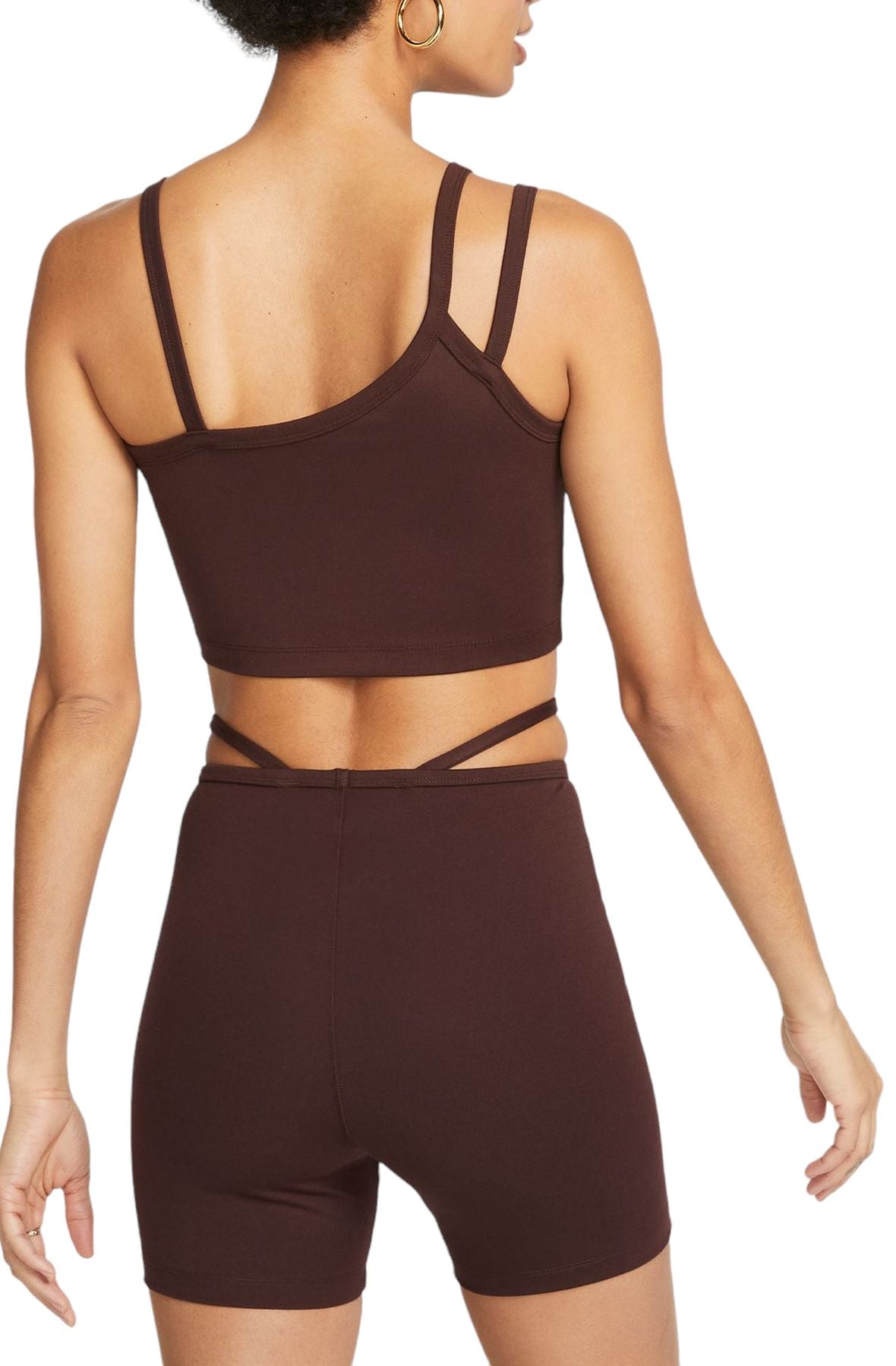 NIKE SPORTSWEAR EVERYDAY MODERN ASYMMETRICAL CROP TANK