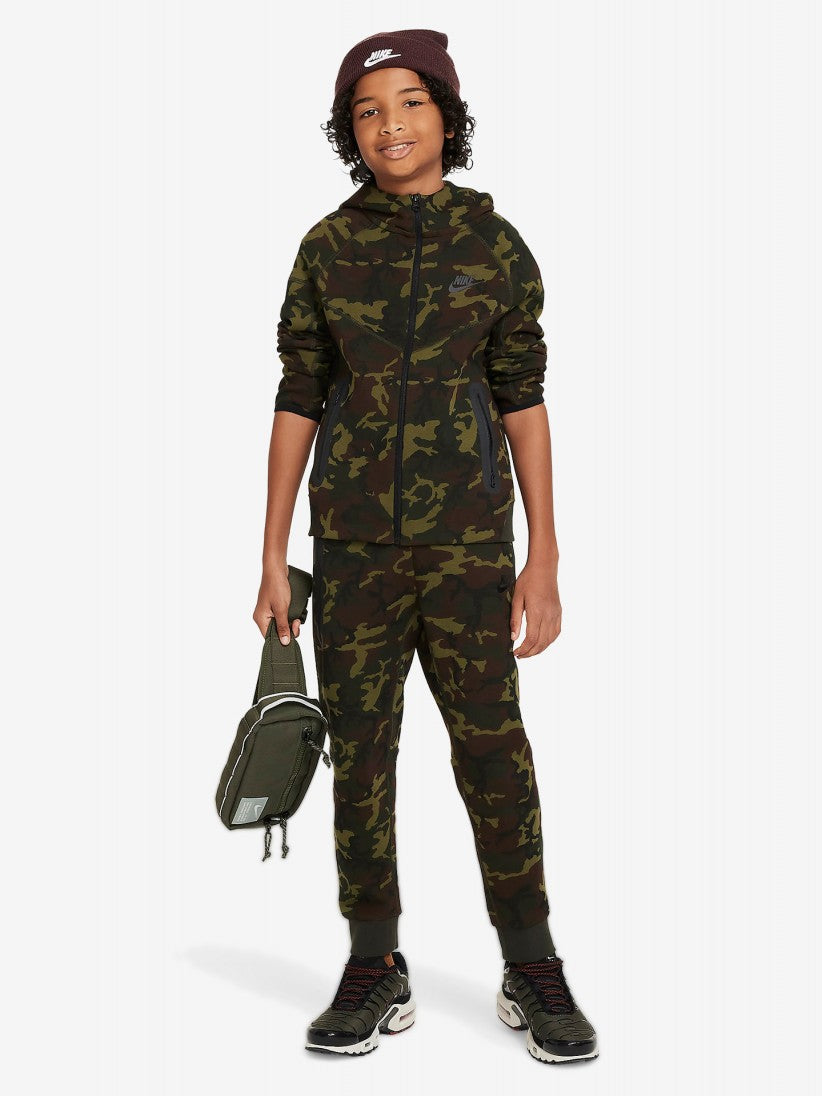 Nike Tech Fleece Big Kids Camo Joggers