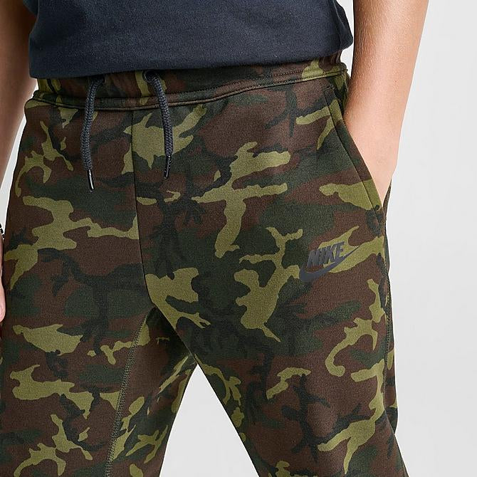 Nike Tech Fleece Big Kids Camo Joggers