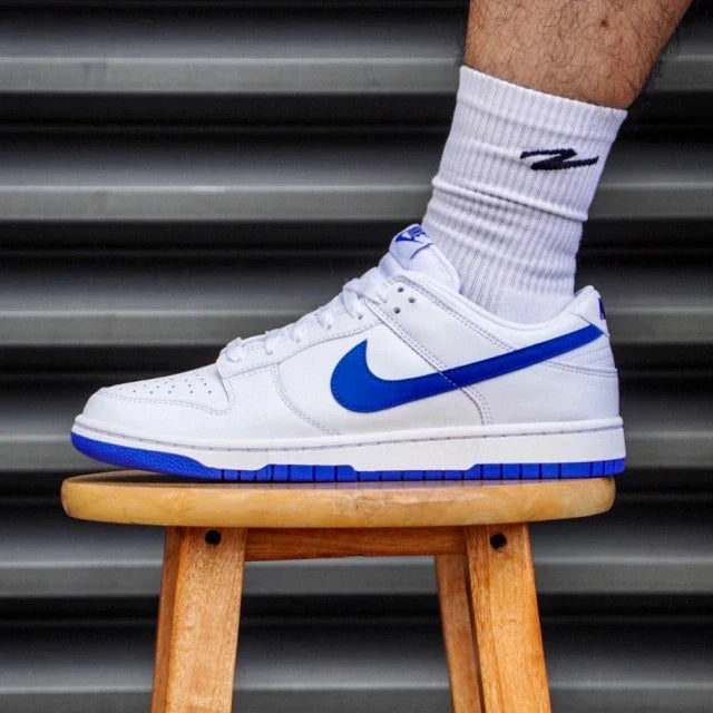 Dunk Low White Hyper Royal