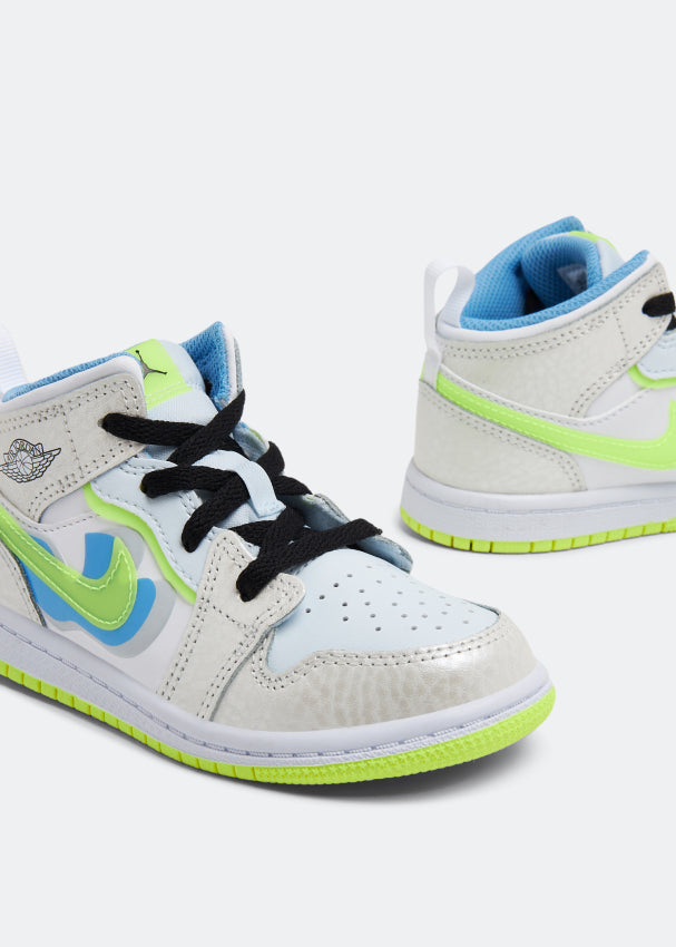 Jordan 1 Toddler Warped Swoosh