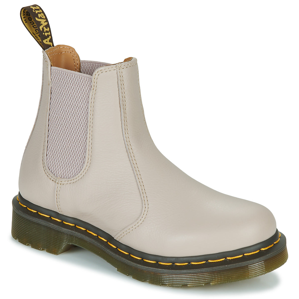 Dr. Martens Virginia Leather Chelsea Boots Taupe