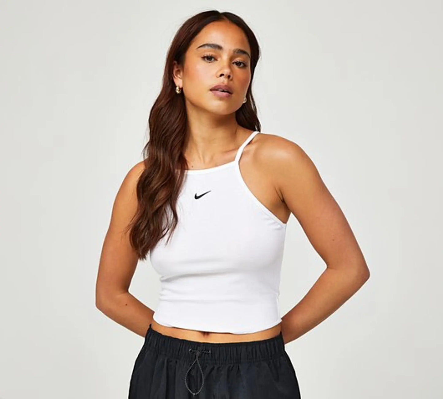 Nike Womens Essential Rib Cami Tank Top