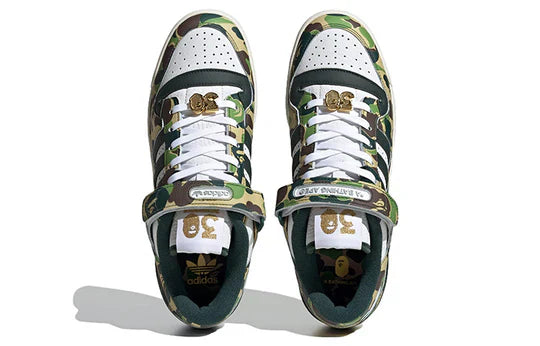 BAPE adidas Forum 84 Low 30th Anniversary Green Camo
