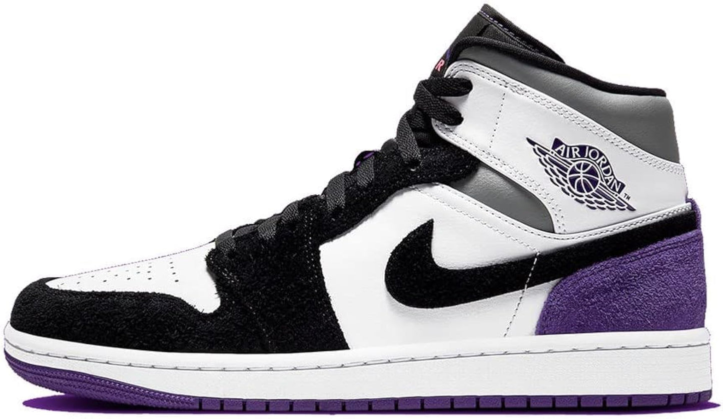 Nike Air Jordan 1 Mid SE Court Purple White Black
