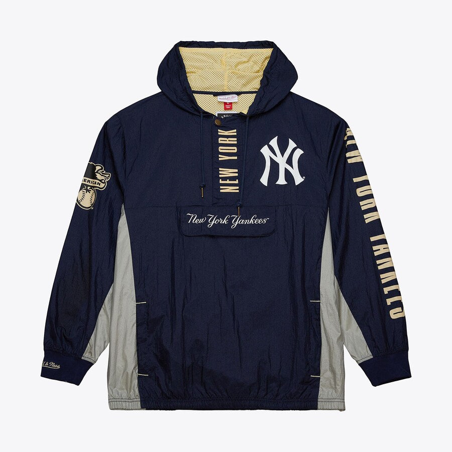 New York Yankees Team OG 2.0 Anorak Quarter-Zip Hoodie Windbreaker Jacket