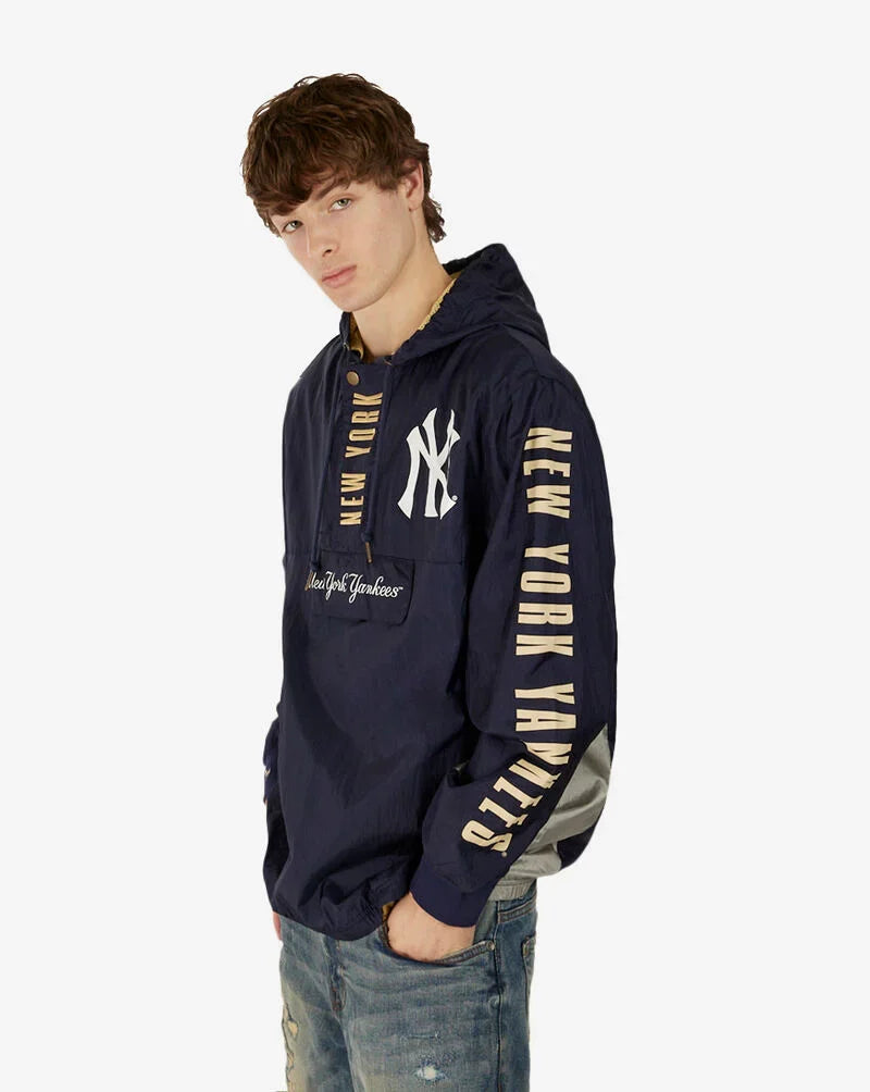 New York Yankees Team OG 2.0 Anorak Quarter-Zip Hoodie Windbreaker Jacket